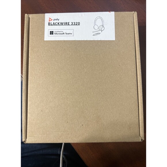 Plantronics Blackwire 3320 Wired Headset Dual-Ear (Stereo) w/Boom Mic PC/Mac NIB - Picture 9 of 11